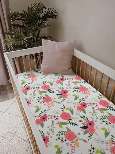 Miniatura 6 de Sábana ajustada suave para cuna, sábana elástica y transpirable para cuna para niños y niñas, se adapta a colchones estándar de cuna y niños