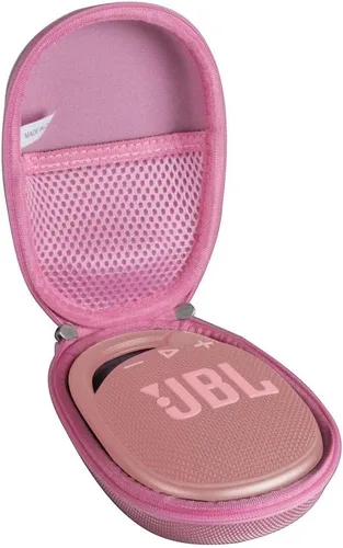 Hermitshell Funda de viaje rígida para altavoz Bluetooth portátil mini JBL Clip 4 / JBL Clip 5 (Rosa)