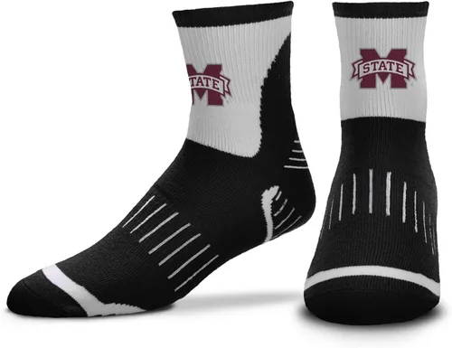 Miniatura 15 de For Bare Feet Adult NCAA Surge Quarter Length Crew Socks - All Weather Performance - Men & Women - Enhance Your Team Footwear