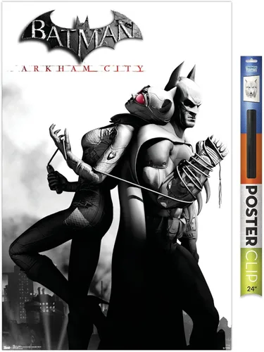 Miniatura 14 de Trends International DC Comics VIdeo Game - Póster de pared de Arkham City Catwoman, 22.375 x 34 pulgadas, versión premium sin marco