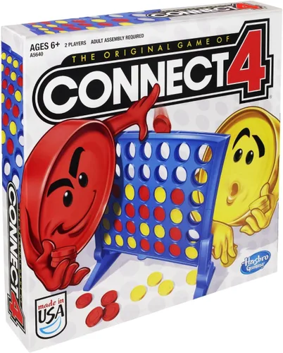Miniatura 13 de Connect 4 Hasbro Gaming Classic Grid, juego 4 en fila, juegos de mesa de estrategia para niños, 2 jugadores para familia y niños, regalos de Pascua