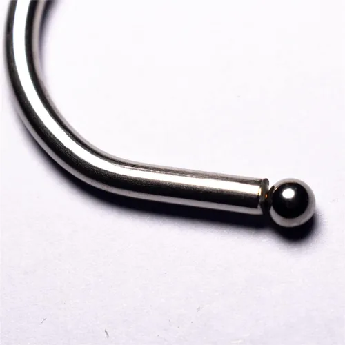 Miniatura 3 de Ganchos en S de metal para colgar (paquete de 12) de acero inoxidable grande de 6 pulgadas con tapón redondo antideslizante para armario, ropa