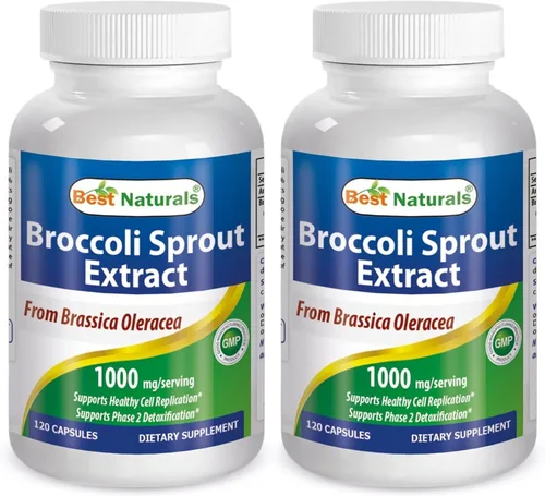 Miniatura 8 de Best Naturals Extracto de brotes de brócoli, 1000 mg, 120
