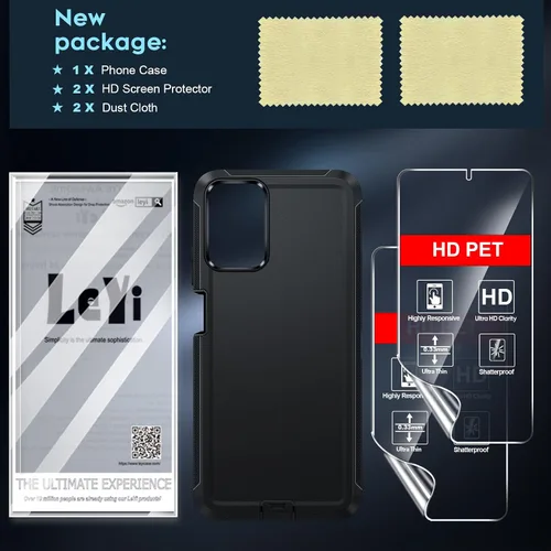 Miniatura 8 de LeYi Funda compatible con Moto G Play 4G 2024: 【No compatible con Play 5G 2024/G 5G 2024】 Funda de teléfono para Motorola G Play 4G 2024 con 2 Negro