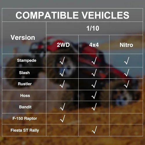 Miniatura 5 de OGRC Amortiguador de aceite para RC Juego de amortiguadores de choque para 1/10 Traxxas Slash 2WD/4X4 Hoss Rustler 4X4 VXL Bandit Nitro Stampede