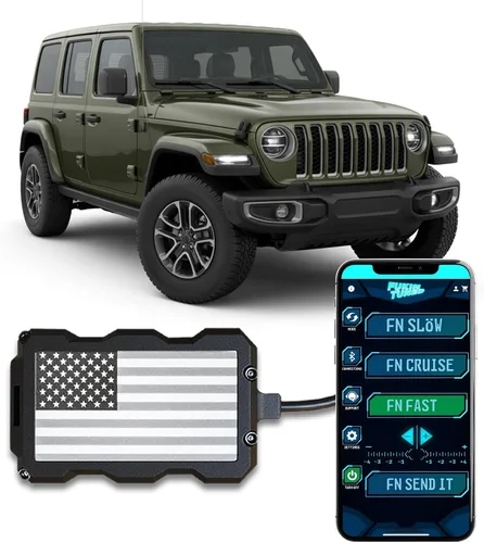 Controlador de respuesta del acelerador para Jeep Wrangler JL 2018-2025 (4.ª generación) Modelo base, Willys, Unlimited, Sport, Sahara, Rubicon