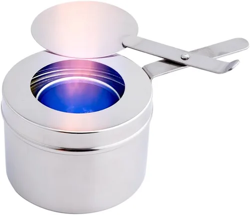 Miniatura 5 de Restaurantware Met Lux - Plato de 9 cuartos de galón, 1 bandeja de inducción lista para servir – Marco rectangular plegable de acero inoxidable