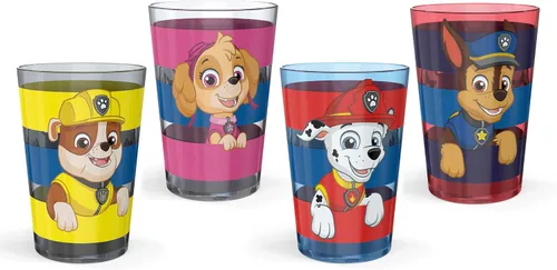 Miniatura 16 de Zak Designs DreamWorks Gabby's Dollhouse Juego de Vasos Anidables para el Hogar, Vasos de Plástico sin BPA de 14.5oz, Paquete de 4