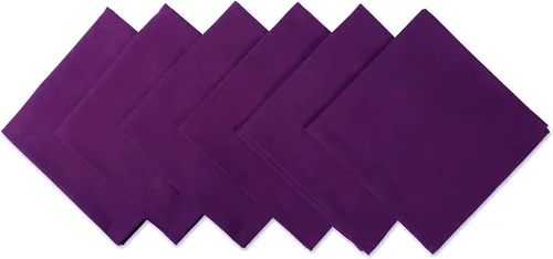 Miniatura 39 de DII - Juego de servilletas de colección sólida, 20x20 pulgadas, Azul ancla, 6