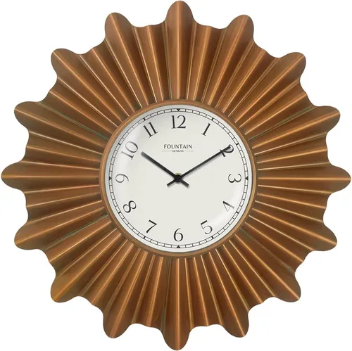 Miniatura 8 de Reloj de pared moderno de mediados de siglo de 12 pulgadas, reloj de pared de metal Starburst decorativo para sala de estar, decoración de cocina