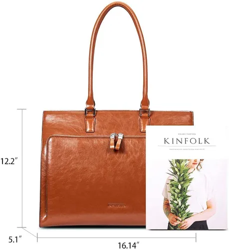 Miniatura 4 de BOSTANTEN Maletín de cuero para mujer con cartera de cuero BOSTANTEN para mujer