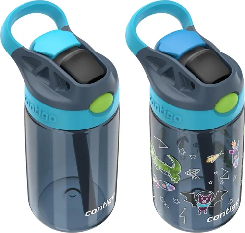 Miniatura 47 de Contigo Botella de agua con pajita para niños con tapa AUTOSPOUT de 20 onzas, arándano Azul (Arándano)