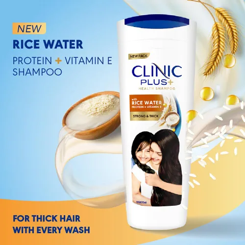 Miniatura 2 de Clinic Plus Con Agua de Arroz Champú Fuerte y Espeso - 5.9 fl oz