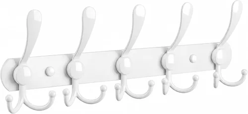Miniatura 7 de YUNISS Perchero montado en la pared, 3 ganchos triangulares de acero inoxidable para abrigos, sombreros, batas, toallas en recibidor y entrada Negro
