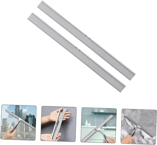 Miniatura 7 de Cabilock 2 unids Limpiaparabrisas de vidrio para ventana, fácil de instalar, seguro para paredes de vidrio