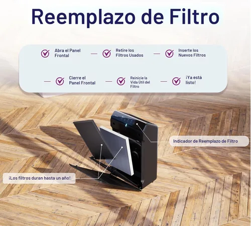 Miniatura 7 de Filtro de repuesto original Winix 116130 H para purificador de aire 5500-2, 16.25 pulgadas de largo x 12.5 pulgadas de ancho x 1.5 pulgadas de alto