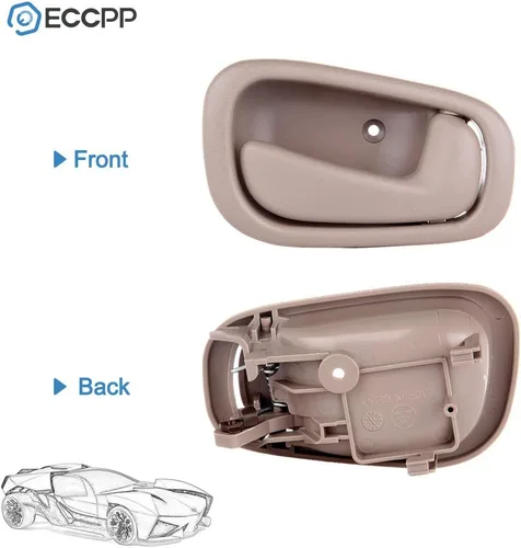 Miniatura 5 de ECCPP Manijas de puerta Interior izquierda derecha para Toyota Corolla Tan Beige 1998 1999 2000 2001 2002