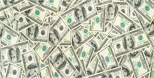 Miniatura 9 de AOFOTO Telón de fondo con temática de dinero de 6 x 3 pies, fondos para fotografía de billetes de dólar estadounidense, fondos para fotografía