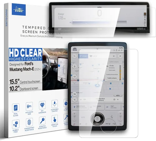 Miniatura 9 de [Antideslumbrante] Protector de pantalla de vidrio templado para Ford F-150 (2021-2025), F-150 Lightning (2022-2025), Expedition (2022-2024)
