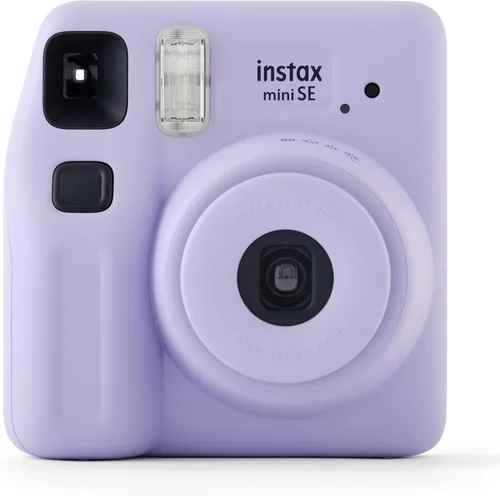 Fujifilm Instax Mini SE Cámara de película instantánea Fuji (renovada) (morado)