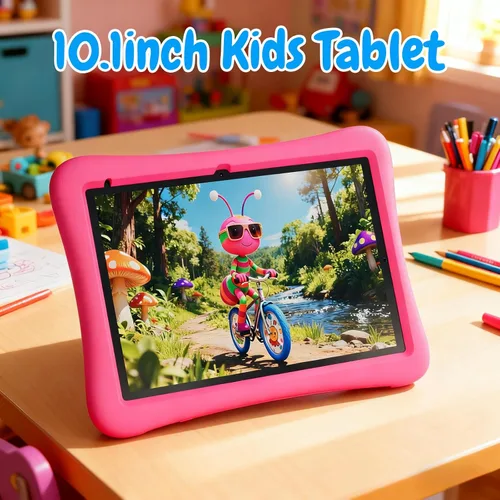 Miniatura 2 de ZZB Tablet infantil de 10 pulgadas, Android 15.0, 8 GB (3+5 extendidos) de RAM, 32 GB de ROM (expandible a 1 TB), cámara dual, 6000 mAh, precargada