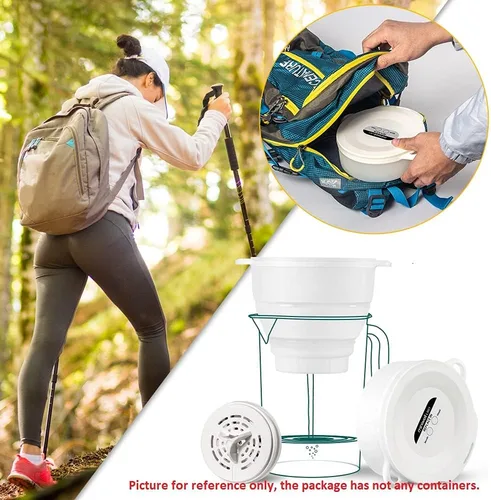 Miniatura 2 de miniwell Sistema de filtración - Filtro de campamento de agua con filtro reemplazable - para purificación de senderismo - Elimina cloro, sedimentos