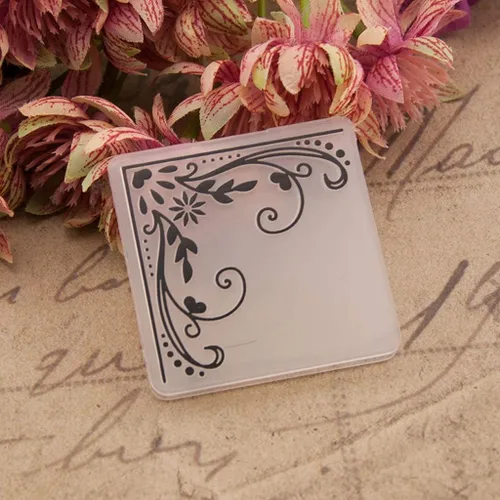 Miniatura 5 de Plantilla de carpeta de grabación en relieve de plástico con encaje para bricolaje álbum de recortes, álbum de fotos, tarjetas, fabricación