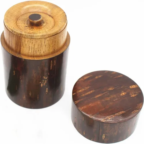 Recipiente de té hecho a mano, organizador de caja de té de azufaifo, contenedor de té, tarro vintage para almacenamiento