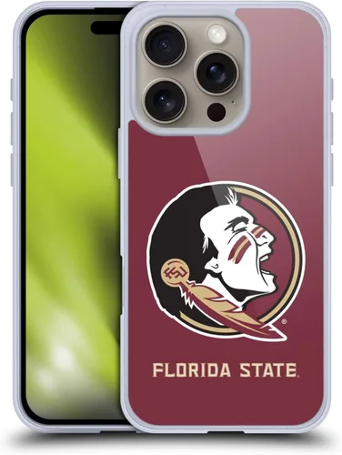 Miniatura 194 de Head Case Designs Funda de gel suave FSU Seminoles de la Universidad Estatal de Florida con licencia oficial compatible con Apple iPhone 13 Pro Max