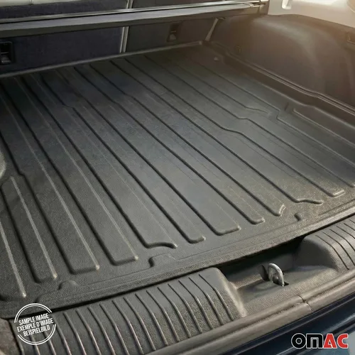 Miniatura 5 de OMAC Alfombrillas para maletero Honda Fit Hatchback 5 puertas 2007-2008 Moldeado 3D Cargo Liner - Negro - Caucho - Protección para todo