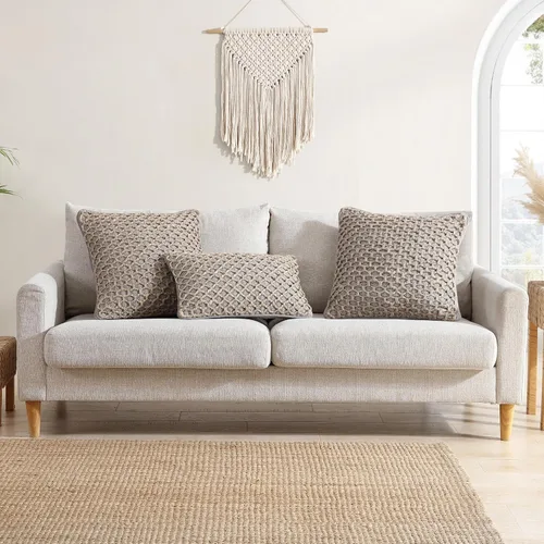 Miniatura 8 de Boho Living Jada - 2 fundas de almohada decorativas, relleno de almohada no incluido, diseño tejido de primera calidad, decoración de sala de estar