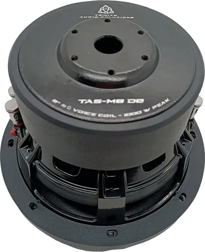 Miniatura 2 de Trinity 8 Subwoofer Dual 2 Ohm 1000W Audio para coche Negro TAS-M8-D2