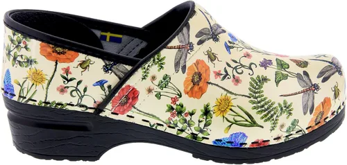 Miniatura 2 de BJORK Swedish Comfort - Zuecos de cuero para mujer, con estampado profesional