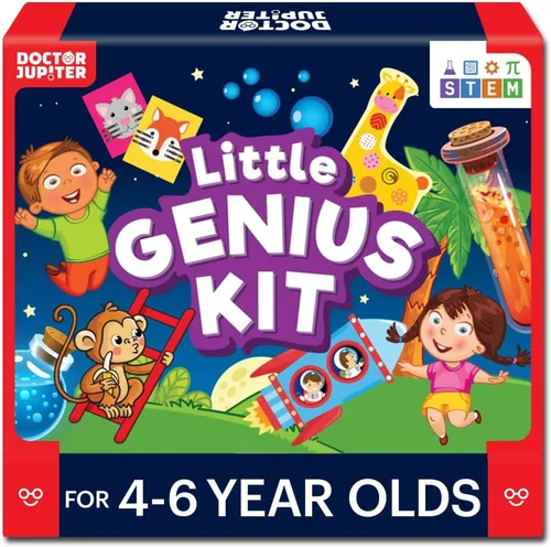 Miniatura 9 de Doctor Jupiter Mi Primera Caja de Aprendizaje Juguetes para Niños Pequeños de 1-2-3 años Actividades de Aprendizaje y Educación para Niñas de 1+