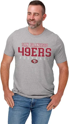 FOCO NFL - Camiseta de manga corta para hombre, con logotipo de fútbol americano de la NFL
