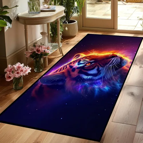 Miniatura 37 de Alfombra de Área Galaxia de 5' x 7', Dormitorio Sala de Estar para Niñas Niños Varones Alfombra Nebulosa Vórtex Tapetes Púrpura Azul Nube galaxy 1