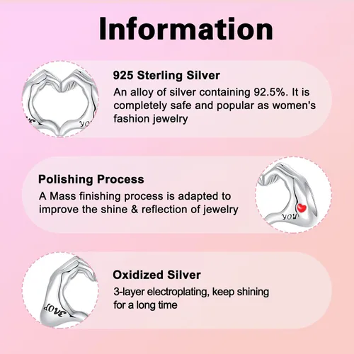 Miniatura 67 de Abalorios de plata de ley 925 con letras de la A ~ Z, para pulseras, collares, Día de San Valentín, Día de la Madre, joyería regalos para mujeres