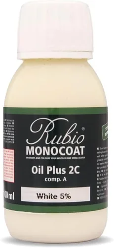 Miniatura 114 de Rubio Monocoat Muestra de Acabado de Aceite para Madera - Puro Aceite Plus Parte A Aceite de Linaza de Secado Rápido y Ecológico para Uso Pure