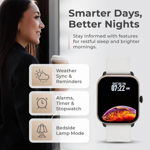 Miniatura 7 de iWatch® Reloj inteligente con llamadas Bluetooth, pantalla AMOLED de 1.85 pulgadas, seguimiento de fitness y sueño, reloj inteligente impermeable