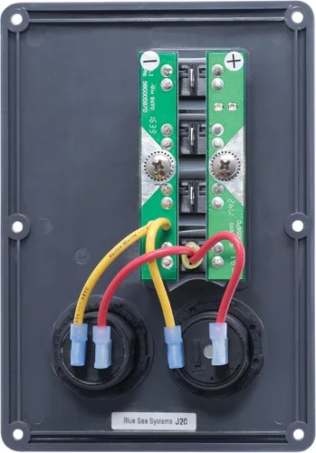 Miniatura 2 de Blue Sea Systems - Panel de interruptor de disyuntor 4321, negro, gris