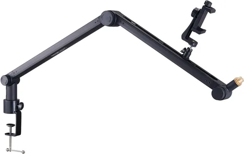 Miniatura 11 de VEVOR Brazo de brazo de micrófono, con abrazadera de montaje de escritorio, soporte de micrófono ajustable con gestión de cables, giratorio de 360°
