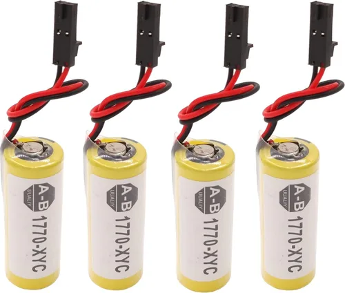 4 piezas 3V 1800mAh 1770-XYC batería de repuesto para Allen Bradley PLC 1770-XYC/A 1770-XYB 1756-BA1