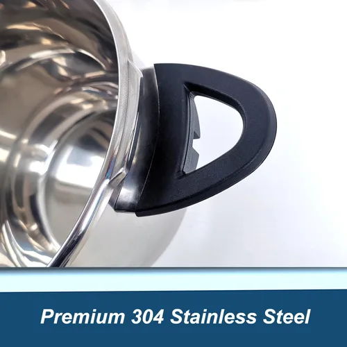 Miniatura 5 de XINFU - Olla a presión de acero inoxidable 304 resistente de 4.2 cuartos de galón para 1-3, modos estándar/rápido, múltiples características