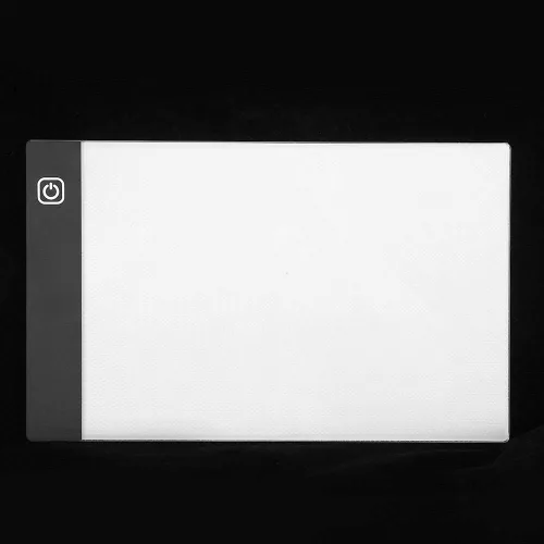 Miniatura 8 de Caja de luz de brillo ajustable A5, caja de luz LED para trazado, tablero de dibujo artístico, bloc de copia con función de memoria, mesa con cable