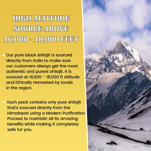 Miniatura 4 de FOUZEE Shilajit Pure Himalayan Mountains - 77% + consistencia dura auténtica de ácido fúlvico, fuente natural de ácido fúlvico, más de 85 minerales