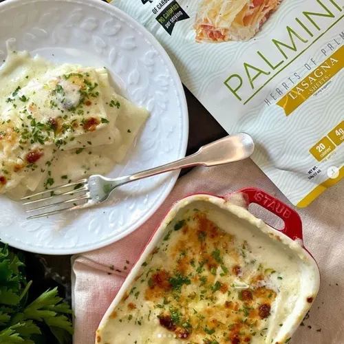 Miniatura 6 de Palmini Hearts of Palm Pasta - Lasaña baja en carbohidratos, 0.14 oz de carbohidratos, sin gluten, (12 onzas - Paquete de 6)