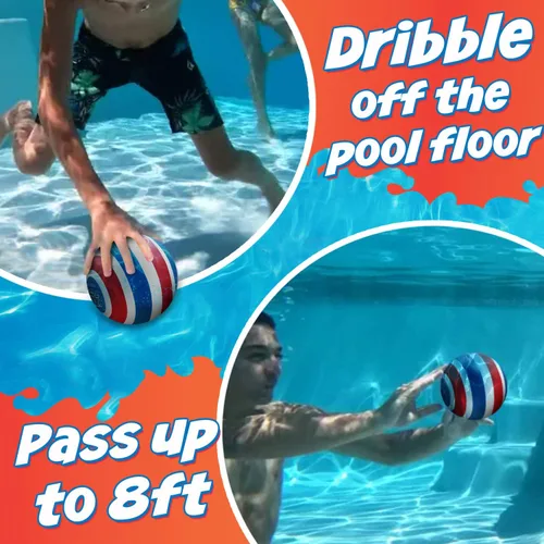 Miniatura 3 de La pelota de piscina definitiva: llénala con agua para jugar juegos submarinos Los mejores juguetes de piscina para niños de 8 a 12 años, divertidos