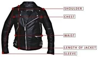 Miniatura 4 de Chaqueta clásica de piel de cordero para hombre Biker Cafe Racer Slim Fit