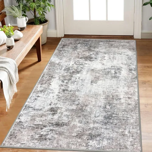 Miniatura 57 de Lansny Alfombra pequeña abstracta de 2 x 3 pies, alfombra de entrada, alfombra lavable para puerta de entrada, alfombra lavable antideslizante
