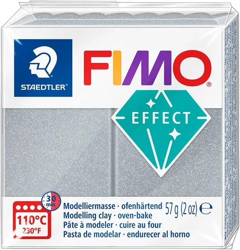 Miniatura 9 de Staedtler Fimo Effect 8020-003 - Arcilla de modelado para horno 56g Brillo lila
